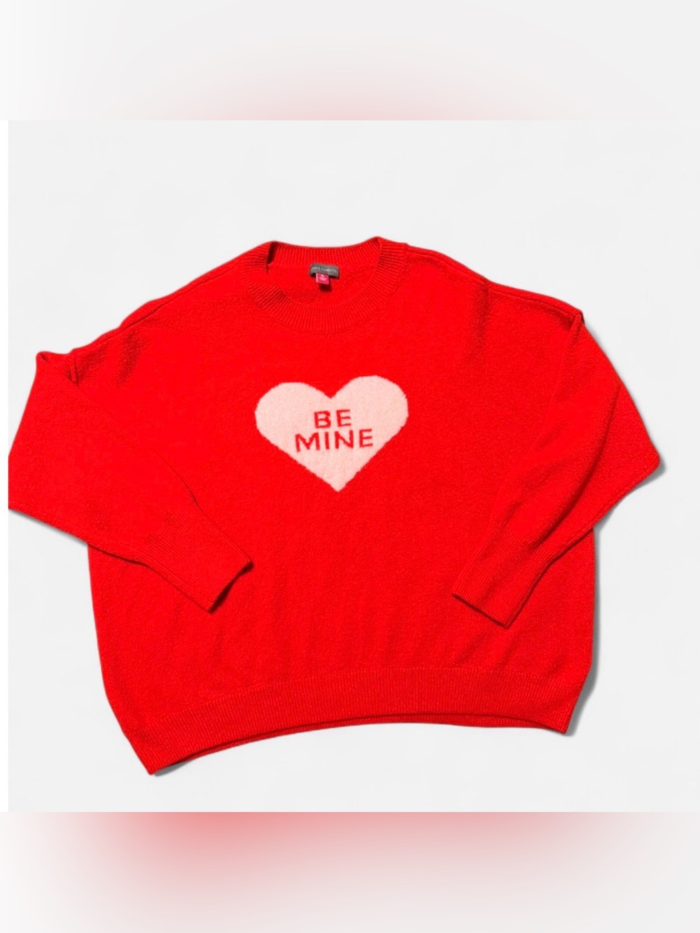 Vince Camuto “Be Mine” Heart Sweater • Size XL